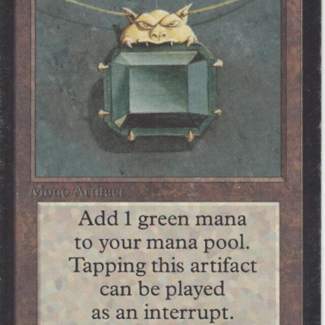 Mox Emerald Magic the Gathering Beta DMG