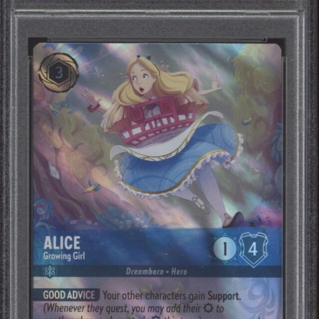Alice Growing Girl Disney Lorcana Rise of the Floodborn Enchanted #213 PSA 10