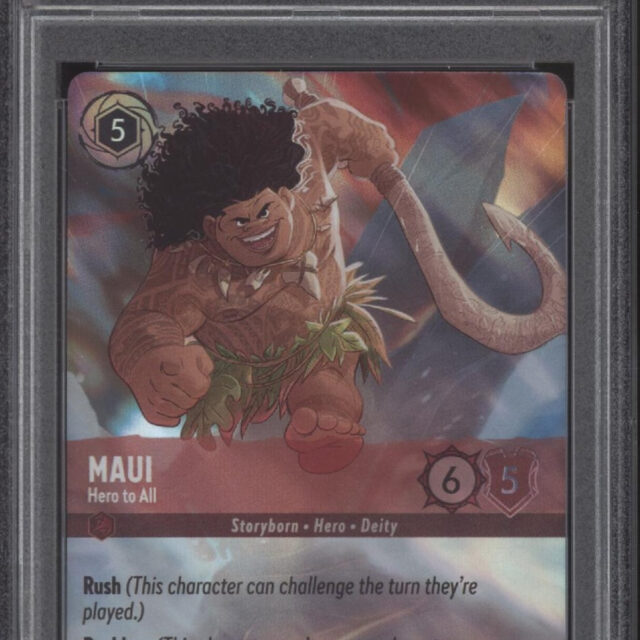 Maui Hero to All Disney Lorcana The First Chapter Enchanted #212 PSA 10