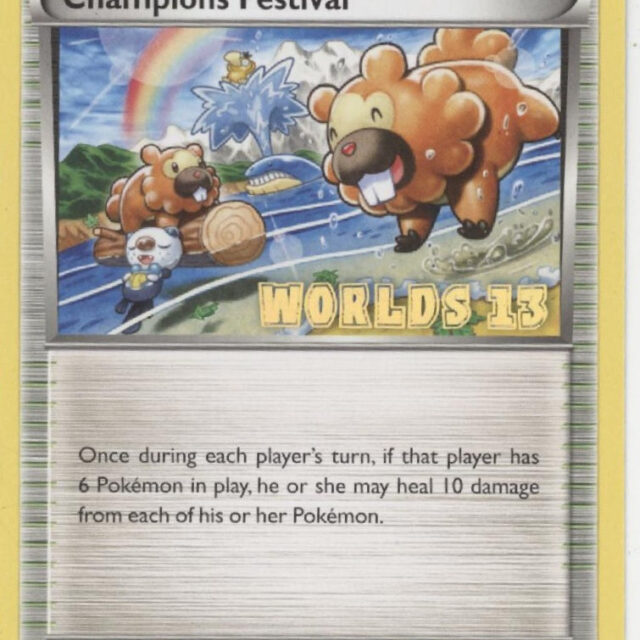Champions Festival Pokemon Worlds 13 Promo #BW95