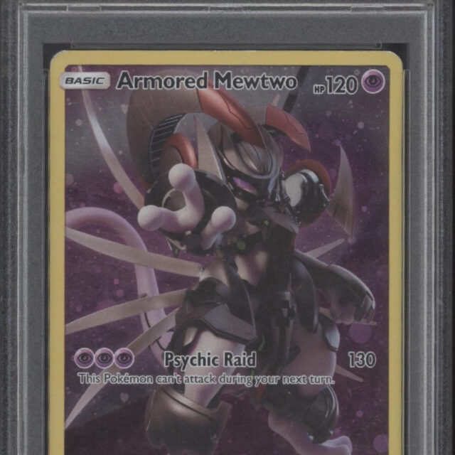 Armored Mewtwo Pokemon Fall 2019 Collector's Chest Promo Full Art #SM228 PSA 5