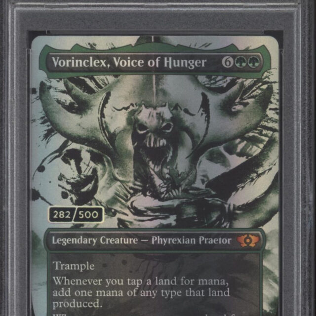 Vorinclex Voice of Hunger Magic the Gathering MUL Foil Serialized #159 PSA 9