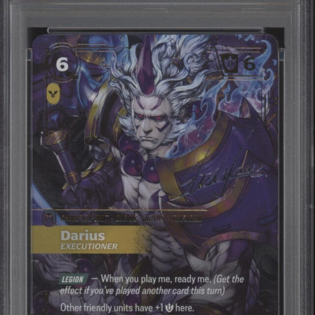 Darius Riftbound Spiritforged Signature Overnumber #236 PSA 10