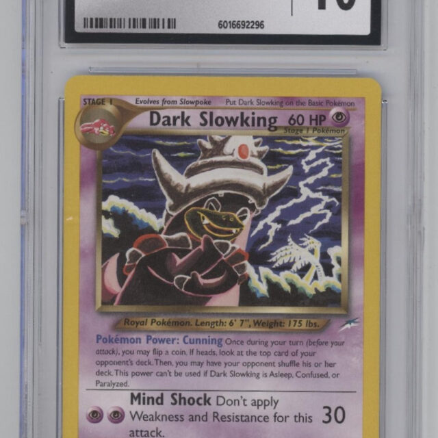Dark Slowbro Pokemon Neo Destiny #20 CGC 10