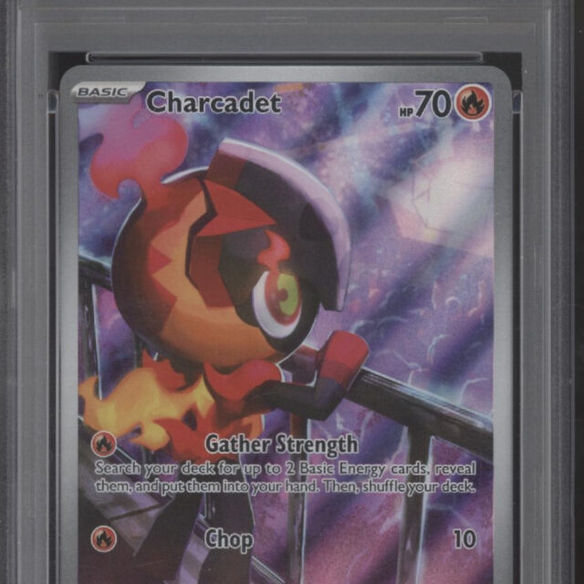 Charcadet Pokemon Phantasmal Flames Elite Trainer Box #022 PSA 10