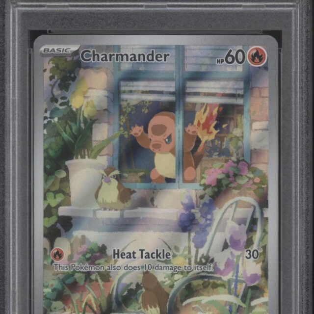 Charmander Pokemon Obsidian Flames Elite Trainer Box #044 PSA 10