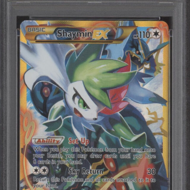 Shaymin ex Pokemon XY Collection Promo Full Art #77a PSA 6