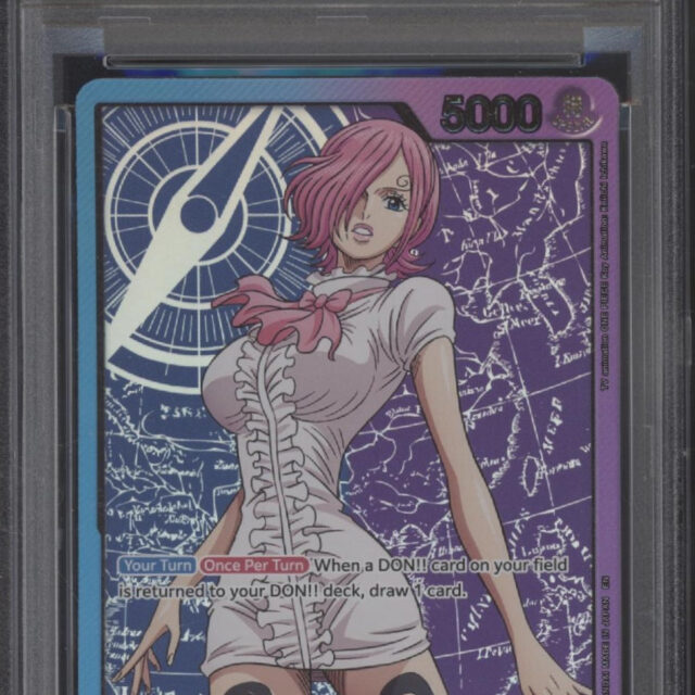 Vinsmoke Reiju One Piece Card Game EB02 Special #042 PSA 9