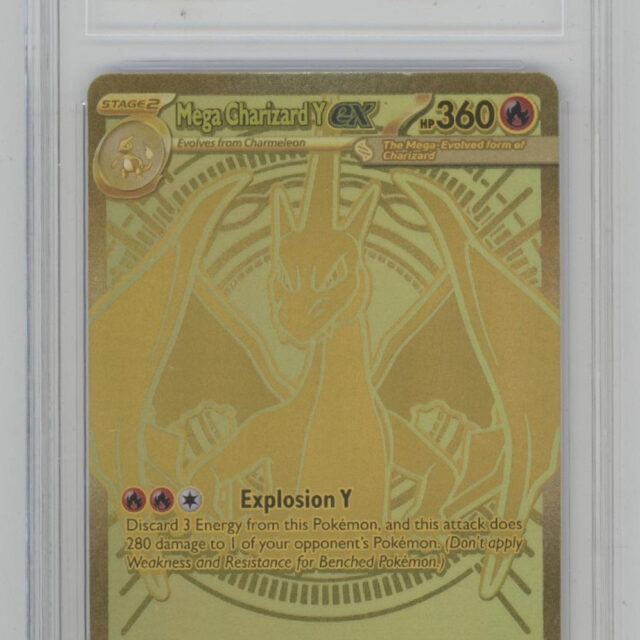 Mega Charizard Y ex Pokemon Ascended Heroes Mega Hyper Rare #294 TAG 9