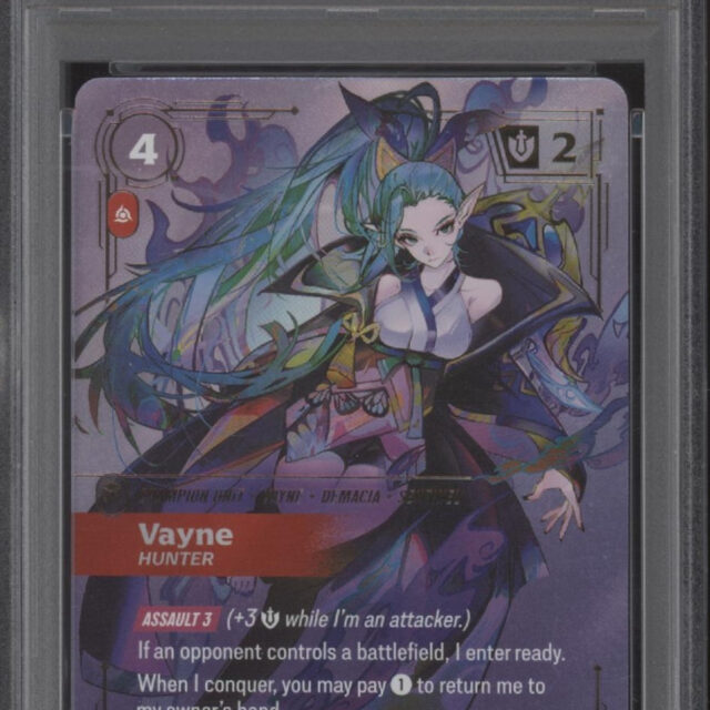 Vayne Riftbound Spiritforged Overnumber #223 PSA 10