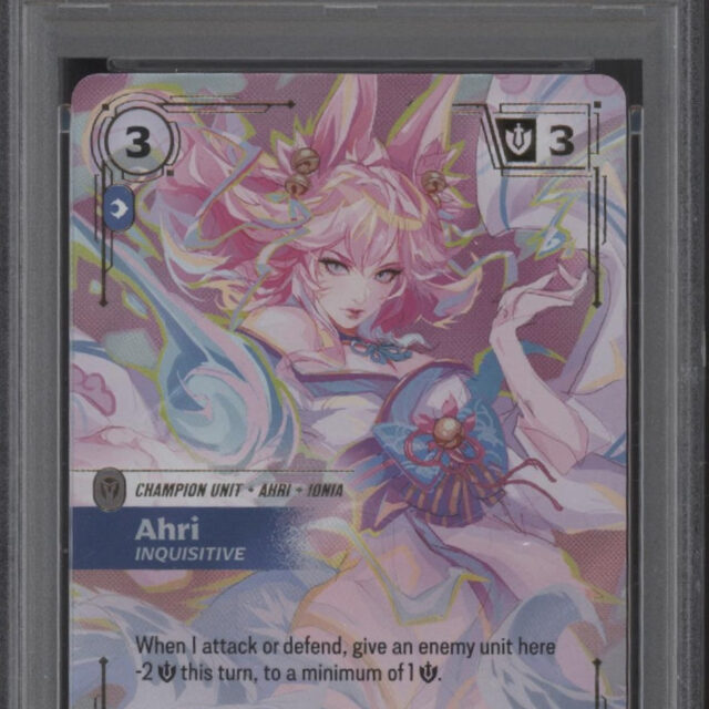 Ahri Riftbound Spiritforged Overnumber #227 PSA 10 #2