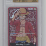 Monkey D Luffy One Piece Card Game Super Prerelease Deck Beckett 10 Pristine