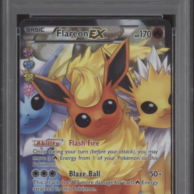 Flareon ex Pokemon Generations Radiant Collection Full Art #RC28 PSA 8