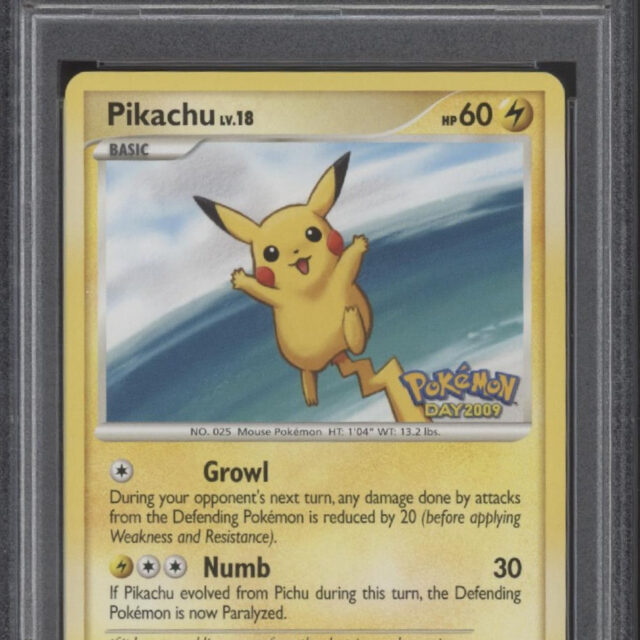 Pikachu Pokemon Pop Series 9 Pokemon Day 2009 #15 PSA 9