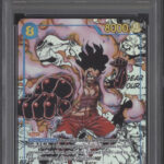 Monkey D Luffy One Piece Card OP11 Manga Alternate Art #118 PSA 10