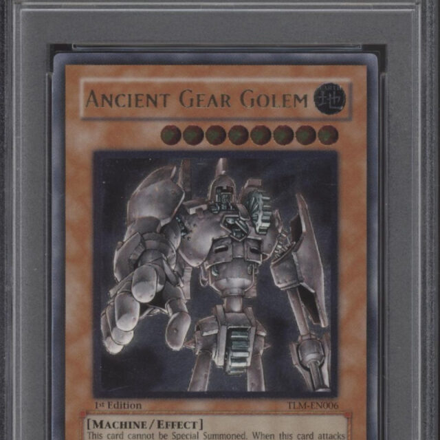 Ancient Gear Golem Yu-Gi-Oh! TLM Ultimate Rare 1st Edition #006 PSA 9