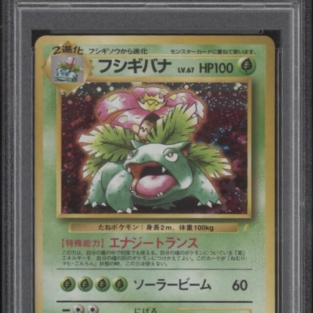 Venusaur Pokemon CD Promo Holo Japanese #3 PSA 8