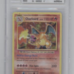 Charizard Pokemon Evolutions Holo #11 Beckett 9