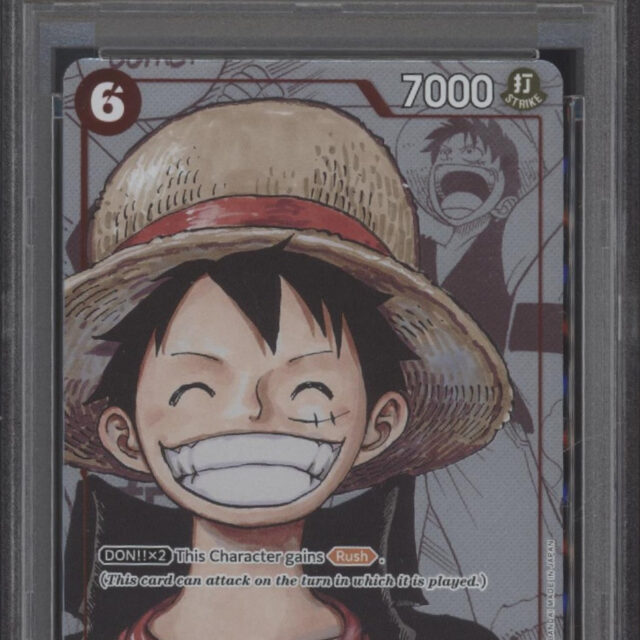 Monkey D Luffy One Piece Card Game Premium Card Collection 25th Edition PSA 10