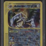 Kabutops Pokemon Skyridge Oversized Box Topper #12 PSA 7