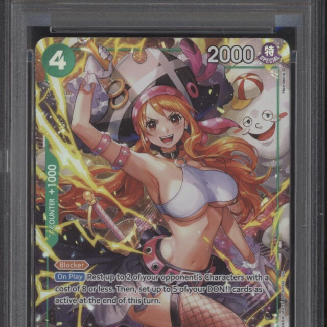 Nami One Piece Card Game OP14-EB04 Alternate Art #031 PSA 10