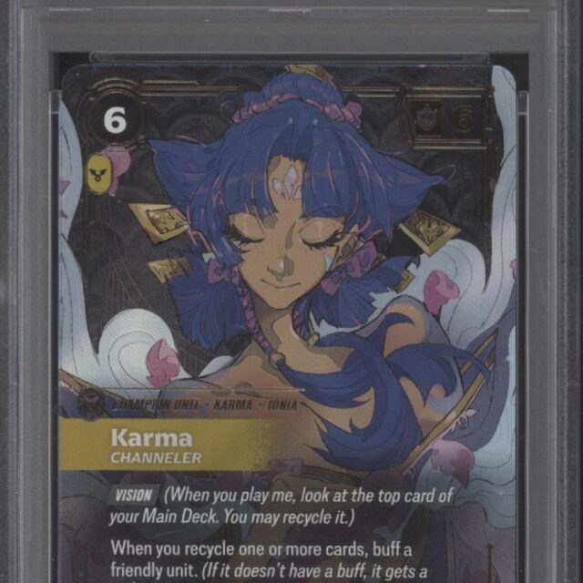 Karma Riftbound Spiritforged Overnumber #237 PSA 10