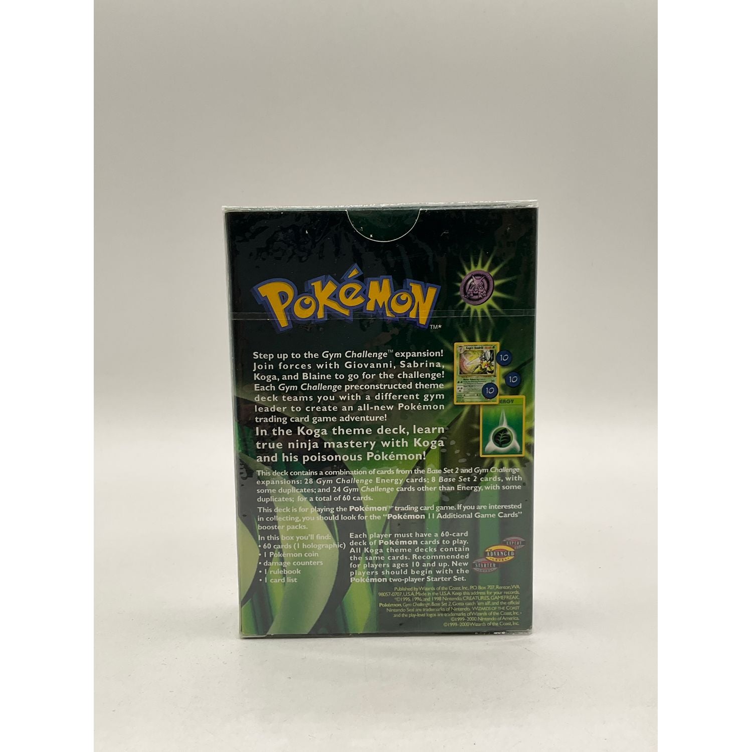 Pokemon: Gym Challenge Koga Theme Deck #1 *See Pictures for Details*