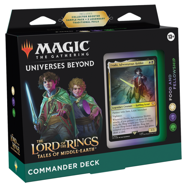 Magic the Gathering: Lord of the Rings: Tales of Middle-earth Commander Deck Food & Fellowship