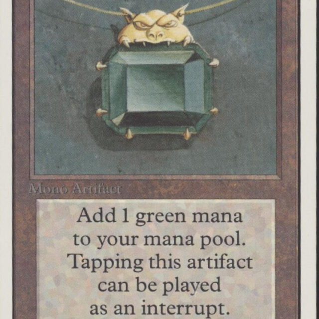 Mox Emerald Magic the Gathering Unlimited LP