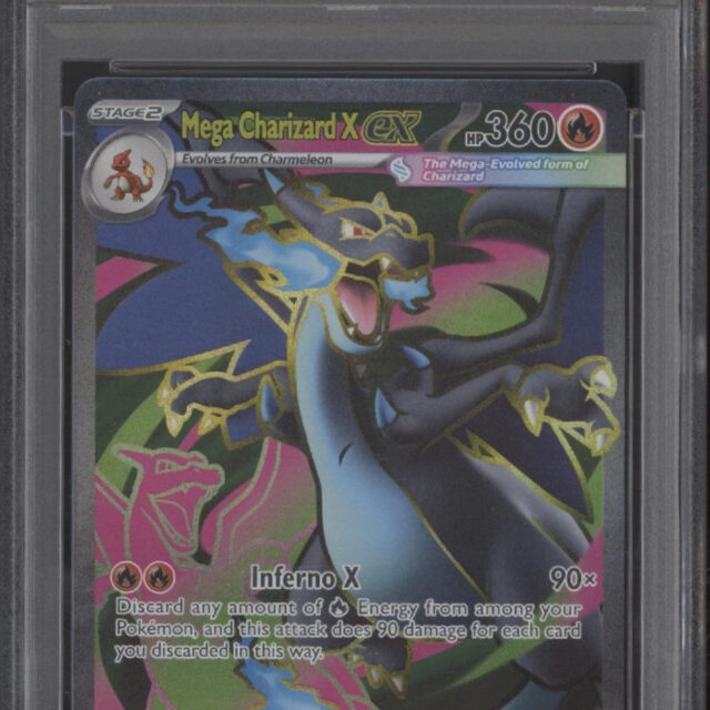 Mega Charizard X ex Pokemon Phantasmal Flames Ultra Rare #109 PSA 10 #3