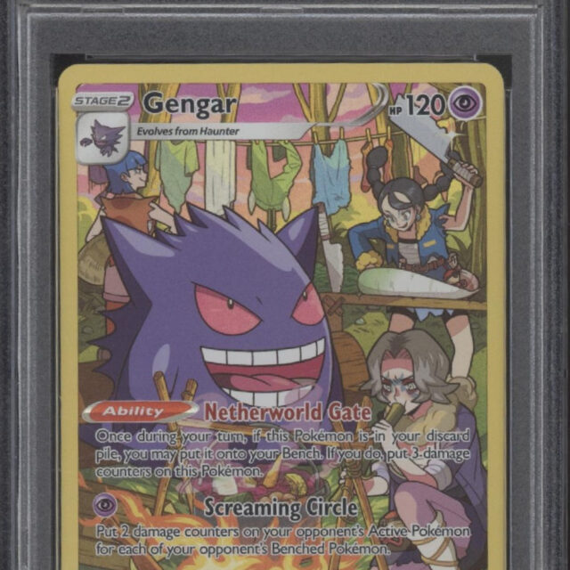Gengar Pokemon Lost Origin Full Art #TG06 PSA 9