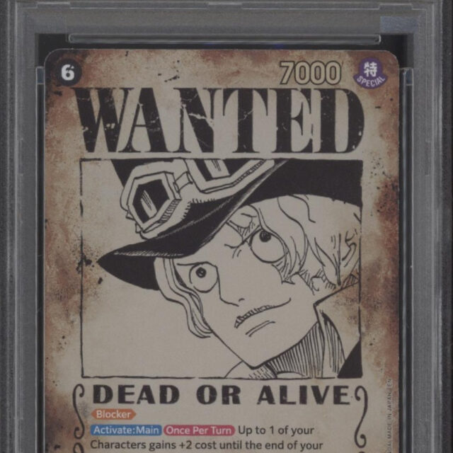 Sabo One Piece Card Game OP13 Wanted Alternate Art #120 PSA 10