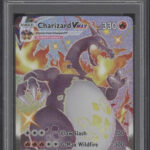 Charizard VMAX Pokemon Shining Fates Full Art #SV107 PSA 10