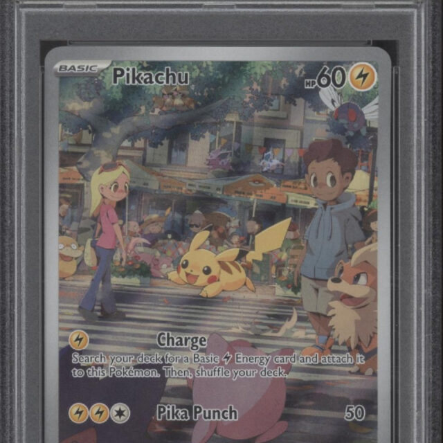 Pikachu Pokemon 151 Illustration Rare #173 PSA 9 #2