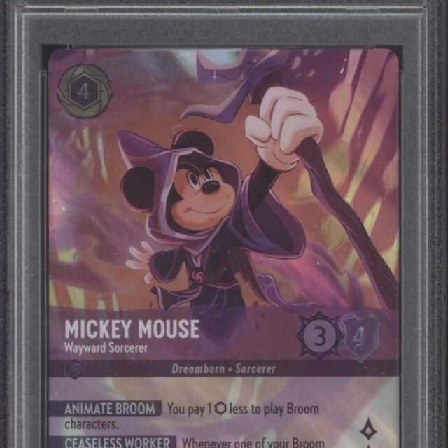 Mickey Mouse Disney Lorcana The First Chapter Enchanted #208 PSA 9